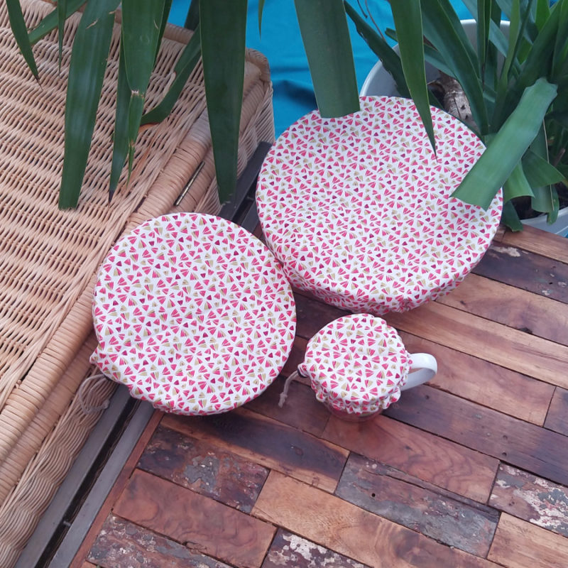 couvre plat ajustable zéro déchet