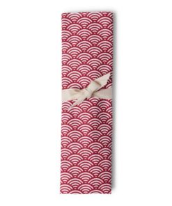 Set couverts en bambou rouge