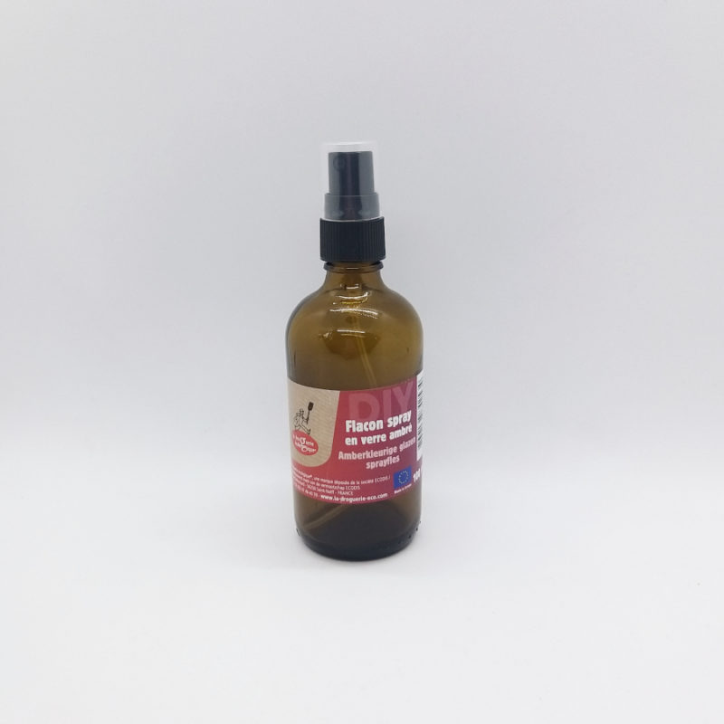 flacon verre ambrée