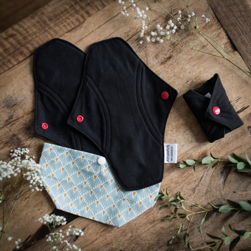 box serviettes hygiéniques lavables