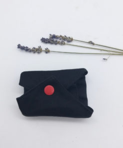 serviette hygiénique noir