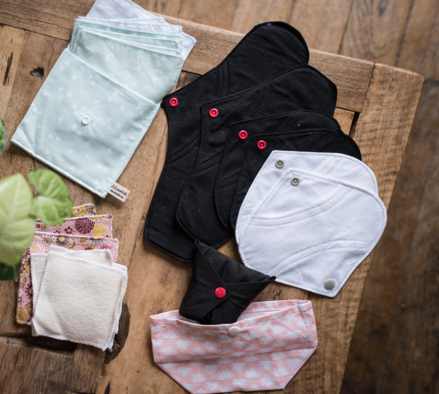 lot serviette hygiénique lavable