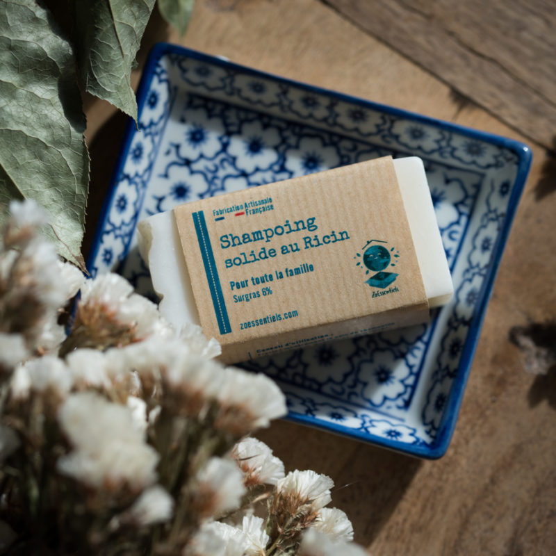 shampoing solide au ricin